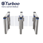 Access Control​ Swing Electronic Turnstile Gates With 304 Stainless Steel Material