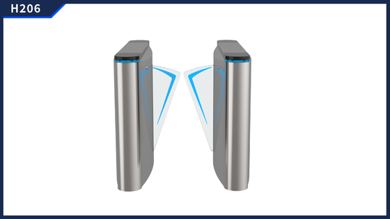 কেনা ফ্ল্যাপ বাধা গেট Turnstile অ্যাক্সেস কন্ট্রোল স্টেইনলেস স্টীল এর ব্রাশ আন্দোলন online manufacture