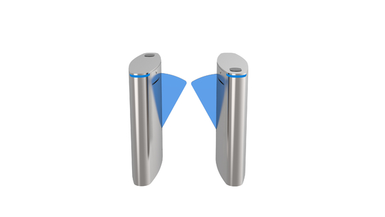 ব্রাশ অ্যাক্সেস কন্ট্রোলার ফ্লেপ বাধা গেট 2.0mm শীর্ষ কভার 0.8mm SUS304 মন্ত্রিসভা সঙ্গে