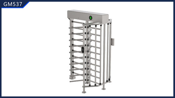 SUS304 ফ্রেম AC100V-240V ইনপুট সহ 30p/m পূর্ণ উচ্চতা টার্নস্টাইল গেট