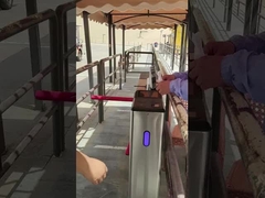 J181 স্ট্রিপড টার্নস্টাইল গেট