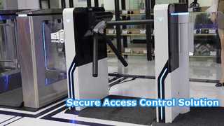 24V EF1213 ট্রাইপড টার্নস্টাইল গেট মেকানিজম RFID কালেক্টর জিম সোয়াইপ কার্ড সিকিউরিটি কন্ট্রোল ডেমো দেখুন