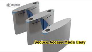 কেন H2012 SUS304 প্রত্যাহারযোগ্য ফ্ল্যাপ ব্যারি RFID কোমর উচ্চতা টার্নস্টাইল গেট সিস্টেম চয়ন করুন দেখুন
