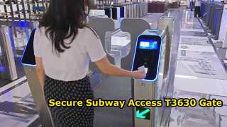 মেট্রো সাবওয়ে সোয়াইপিং টিকিট RFID-এর জন্য নতুন পণ্য T3630 পথচারী অ্যাক্সেস নিয়ন্ত্রণ